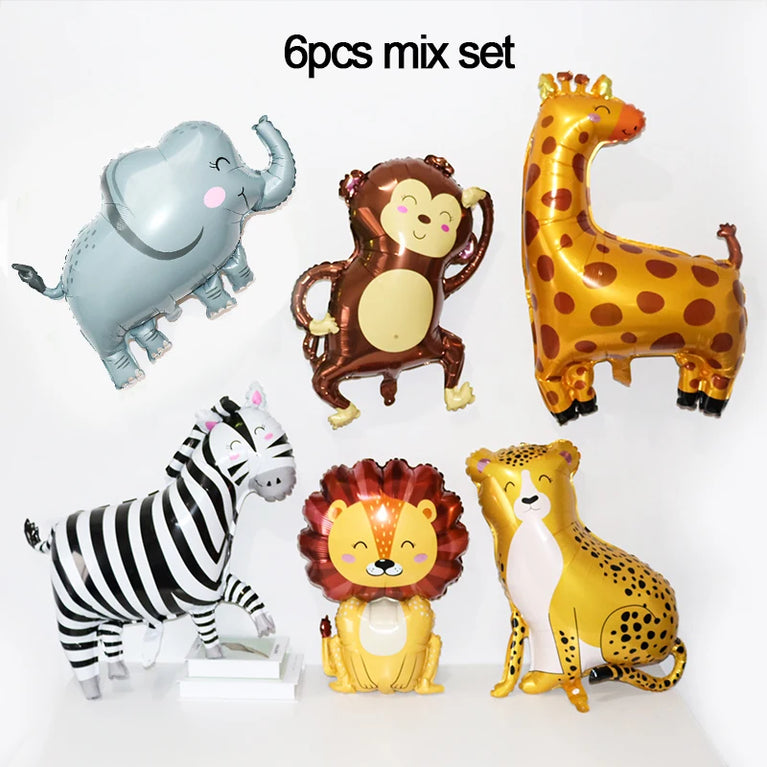 Wild One Animals Jungle Safari Birthday Disposable Tableware Set