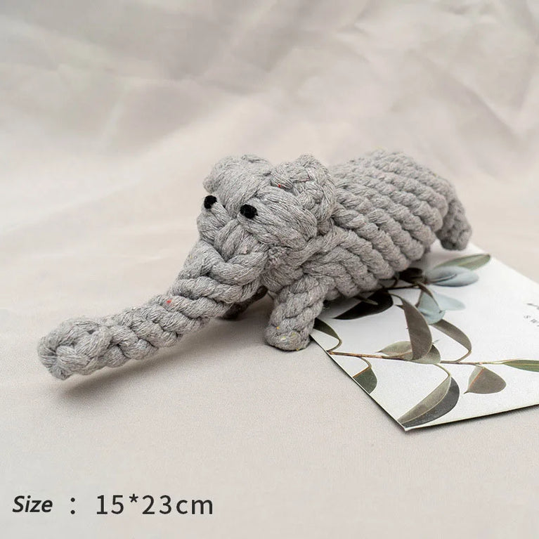 1pcs Bite Resistant Pet Dog Chew Toys Rope Knot Ball Dogs Toys Pets