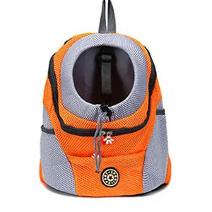 Outdoor Pet Dog Carrier Backpack Front Bag Mesh Double Shoulder Travel Bag