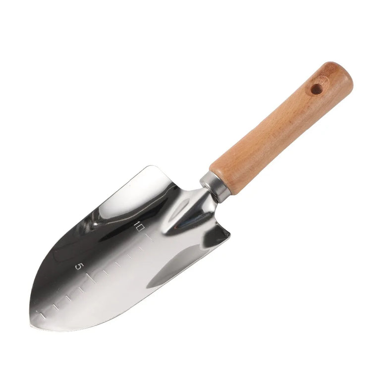 Stainless Steel Wide Garden Shovel for Digging Weeding Soil Work