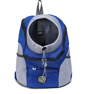 Outdoor Pet Dog Carrier Backpack Front Bag Mesh Double Shoulder Travel Bag
