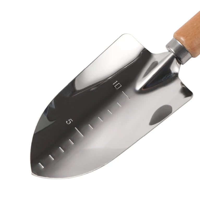 Stainless Steel Wide Garden Shovel for Digging Weeding Soil Work