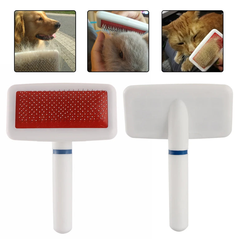 Pet Slicker Brush Dogs Cats Massage Deshedding Grooming Brush Professional Tool