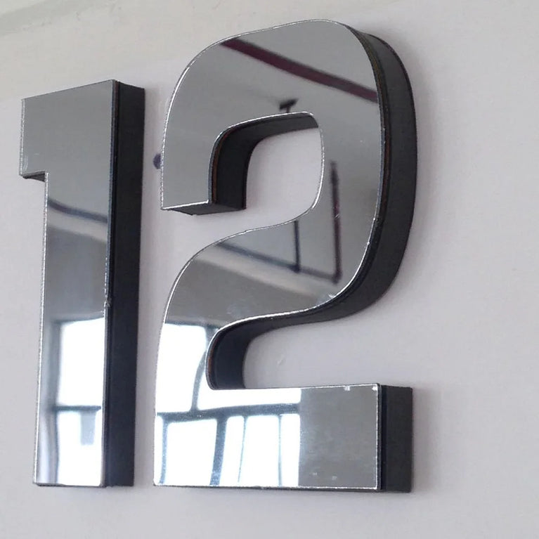 3D DIY Large Wall Clock | Modern Acrylic Mirror Surface Home Décor