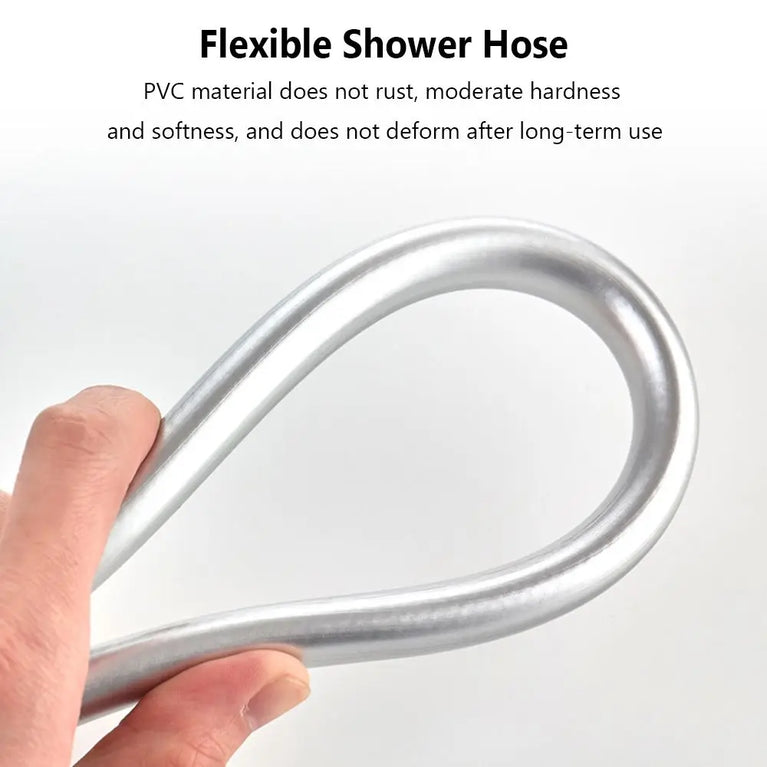 Flexible Handheld Shower Hose | Anti-Winding & Explosion-Proof Bathroom Water Tube