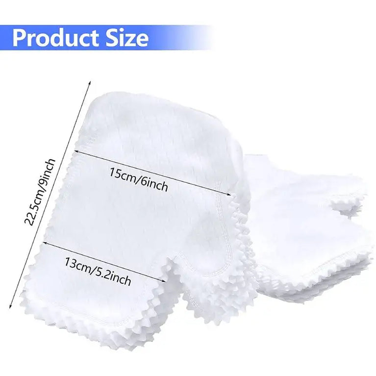 Dusting Gloves Dual-Sided Microfiber Cleaning Mitt for Home Use