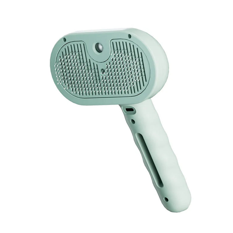 3-in-1 Electric Cat Hair Brush Steam Spray Grooming Comb Tool