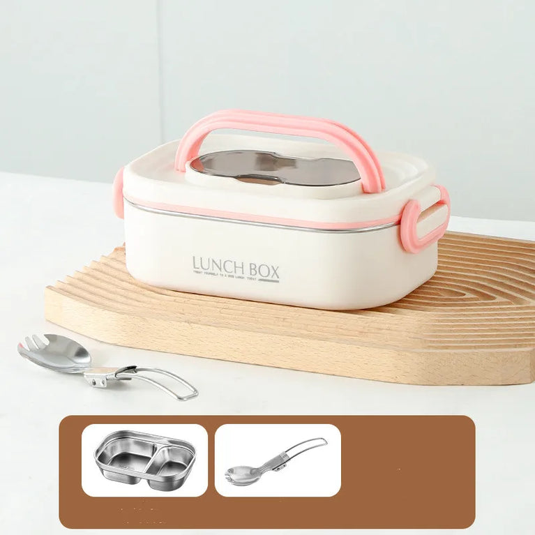Stainless Steel 304 Thermal Lunch Box with Insulation Bag 1500ml
