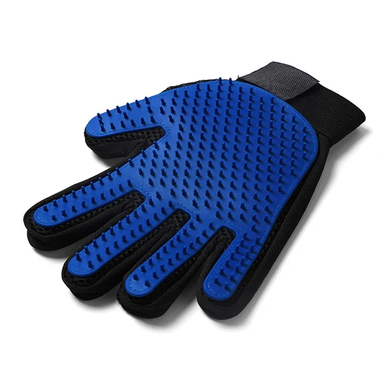 Pet Silicone Grooming Gloves Hair Removal Bath Massage Tool for Cats