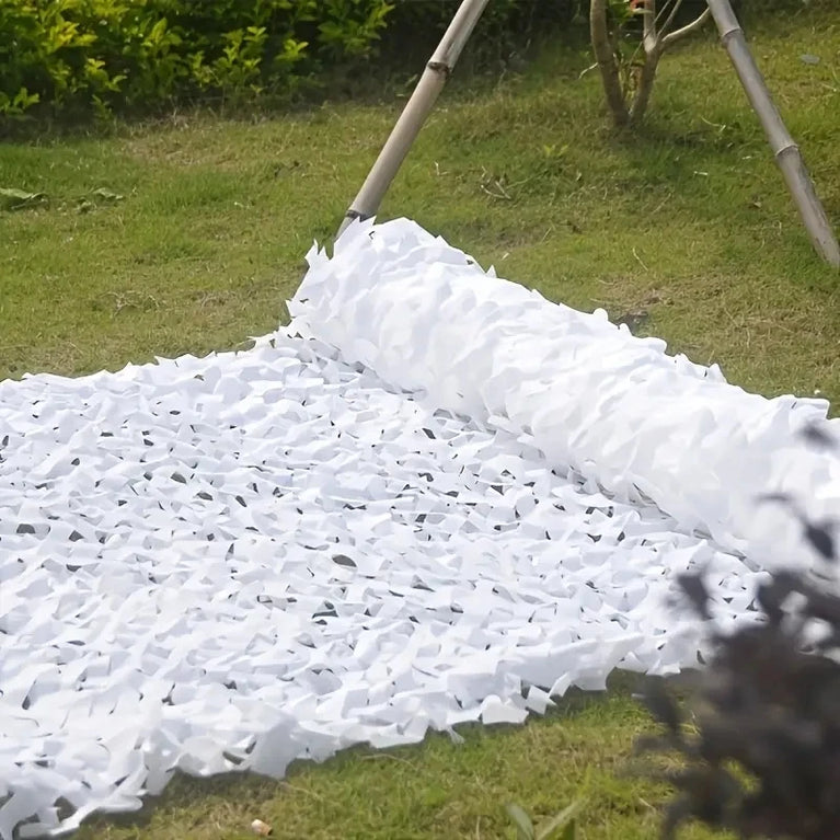 Double-Layer Camouflage Netting | Tactical Outdoor Sunshade & Privacy Cover