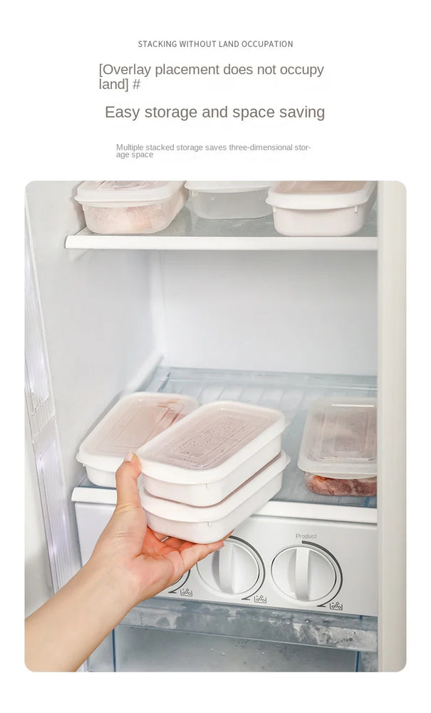 Refrigerator Food Storage Containers Sealed Box Kitchen Freezer Seal Bin Vegetable Fruit Meat Fresh Box Organizer