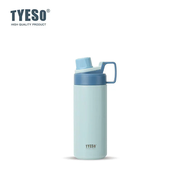 600ml Insulated Stainless Steel Water Bottle with Straw Flask