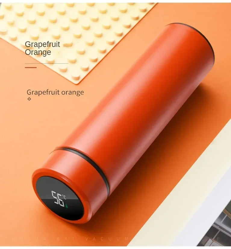 500ml Smart Stainless Steel Insulated Water Bottle with Display