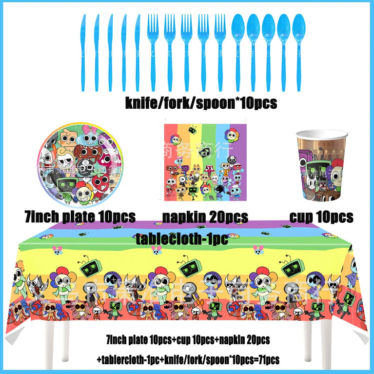 Dandy’s World Theme Party Collection | Comprehensive Event Decor & Tableware