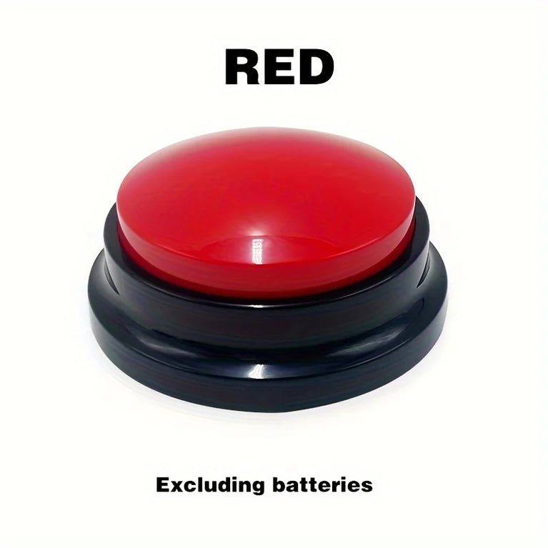 Recordable Dog Communication Button Interactive Talking Toy Fun