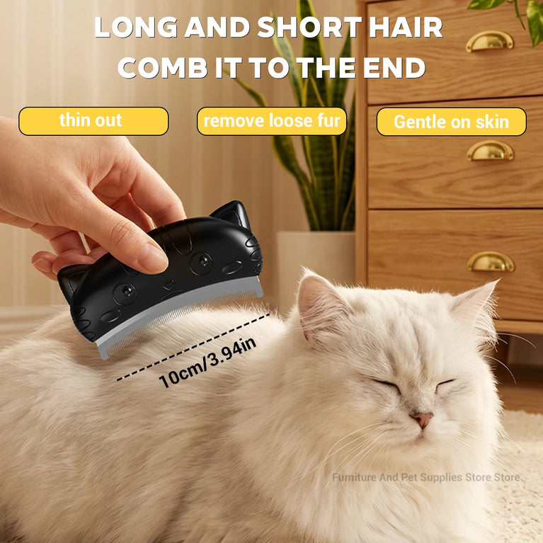 Pet Detangling Brush Short & Long Hair Hair Remover Comb Grooming Tool