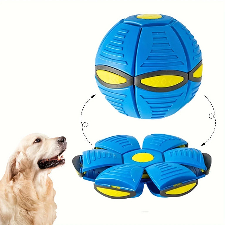 Flying Saucer Bouncing Ball Magic Ball Toy Pet Flying Disc Dogs