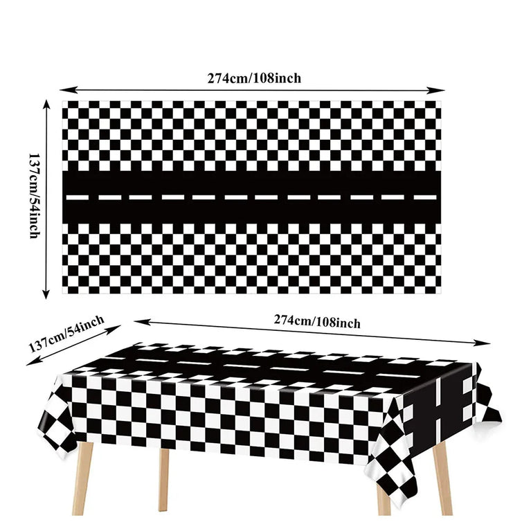 Racing Car Birthday Party Tableware Set Plates Napkins Kids Theme