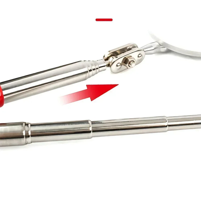Telescopic Magnetic Pick-Up Tool & Inspection Mirror | Precision Repair Utility