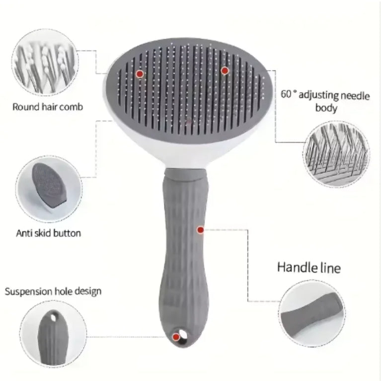 Stainless Steel Cat Grooming Comb Hair Remover Dematting Tool