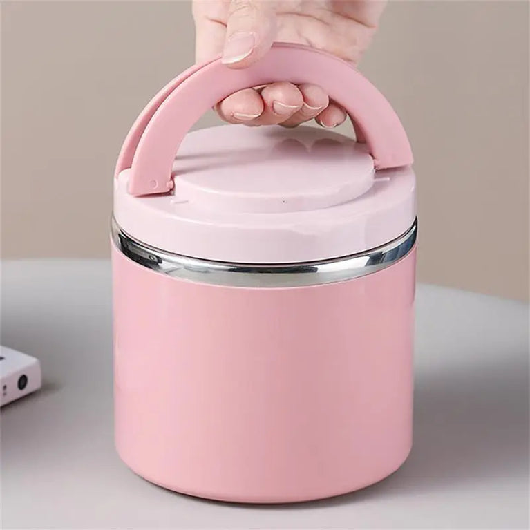 Soup Thermos Bento Container Stainless Steel Insulated Lunch Box with Handle