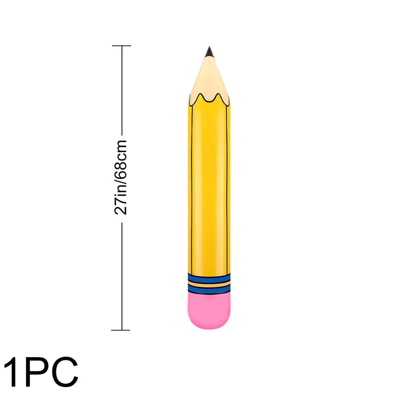 Giant Inflatable Pencil Balloon | 3D School-Themed Classroom & Graduation Decor