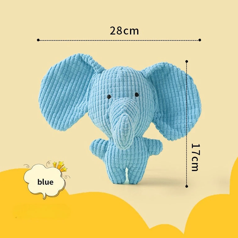 Plush Sleeping Duck Dog Toy Squeaky Chew Toy for Training Fun