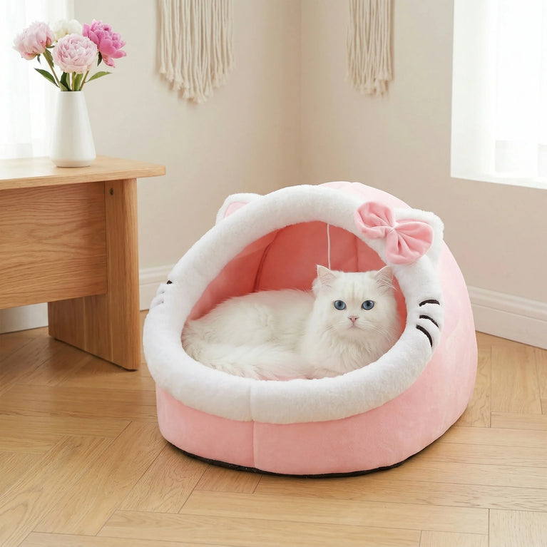 Soft Cozy Cat House Bed Tent Warm Deep Sleep Comfort Nest