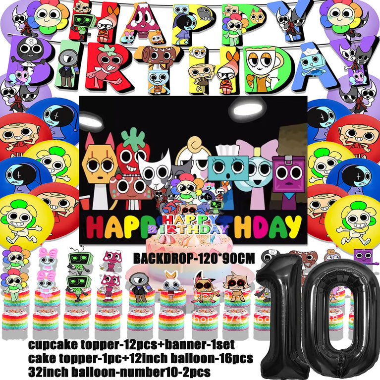 Dandy’s World Theme Party Collection | Comprehensive Event Decor & Tableware