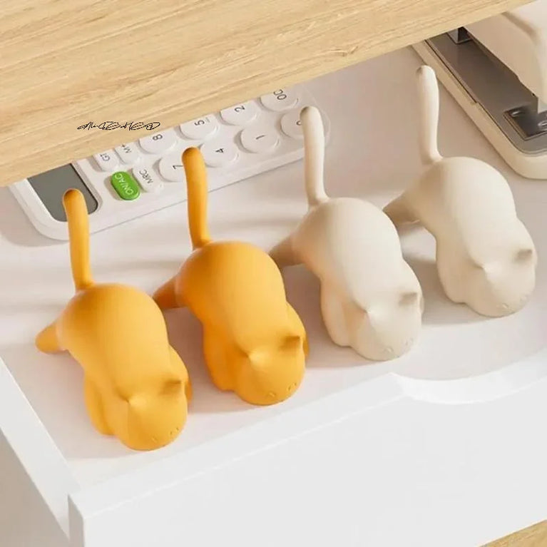Cute Cat Bag Hook Portable Table Hanger Desk Organiser Holder Stand