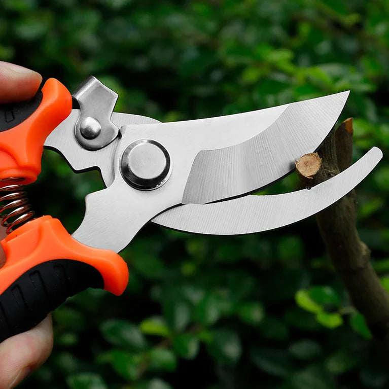 Easy Use Metal Garden Scissors Hand Pruners Tree Pruner Tool