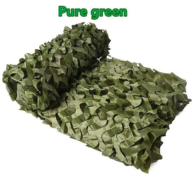 Double-Layer Camouflage Netting | Tactical Outdoor Sunshade & Privacy Cover