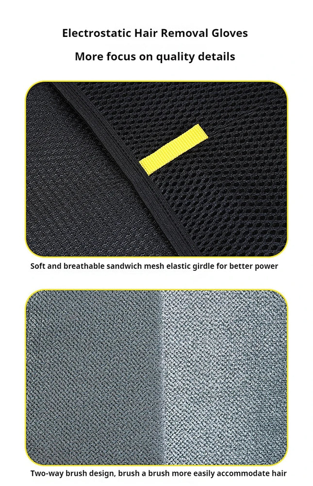 Electrostatic Pet Hair Removal Brush | Reusable Dedusting Tool for Upholstery