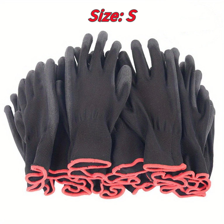 Durable Gardening Gloves Anti Slip Safety Work Gloves 10 Pairs