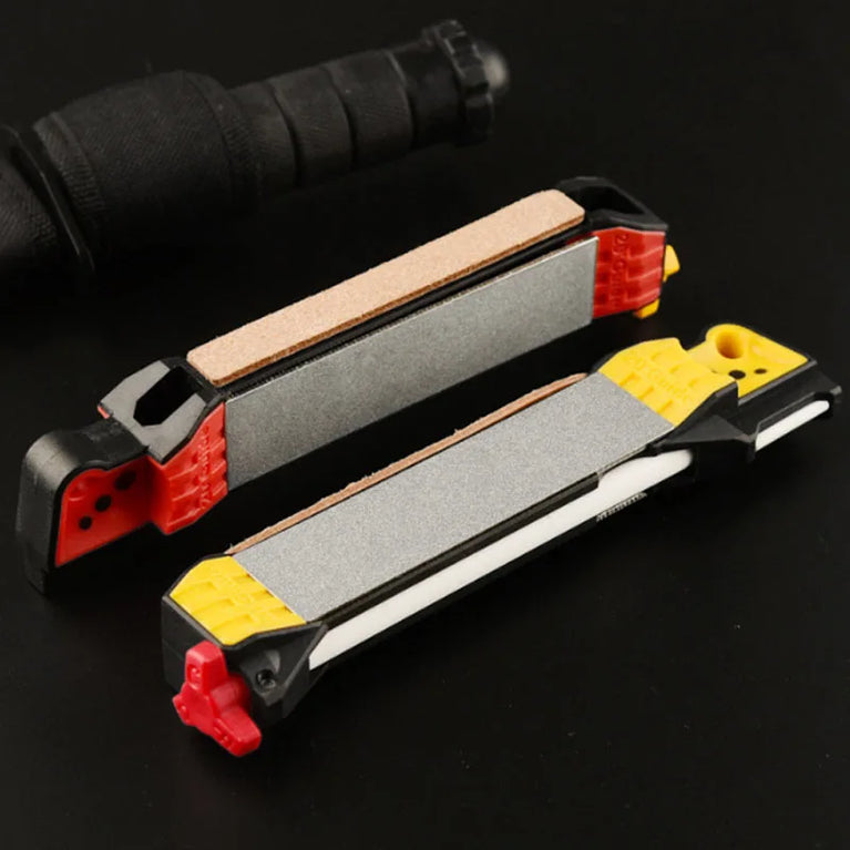 Double-Sided Diamond Knife Sharpener | Portable Whetstone & Honing Tool