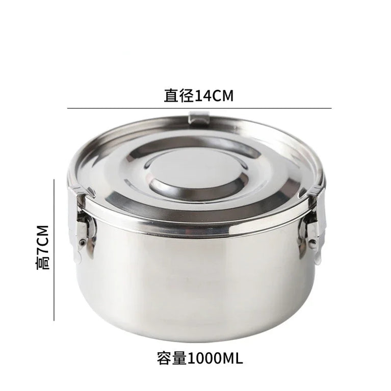 350-3000ML Microwave Stainless Steel Leakproof Bento Lunch Box Food Container