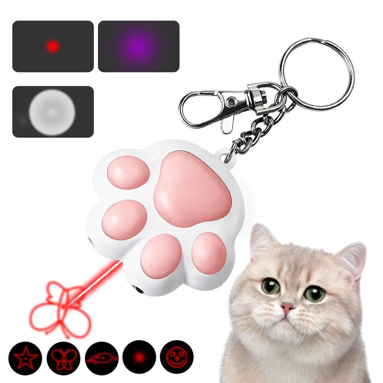 Laser Transform Pattern Pet LED Cute Laser Cat Rechargeable Toy Training