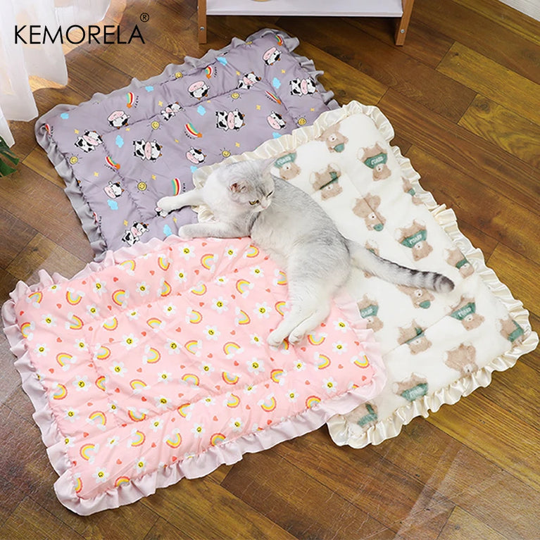 Double Sided Pet Mat Cat Heating Pad Cooling Bed Cat Universal