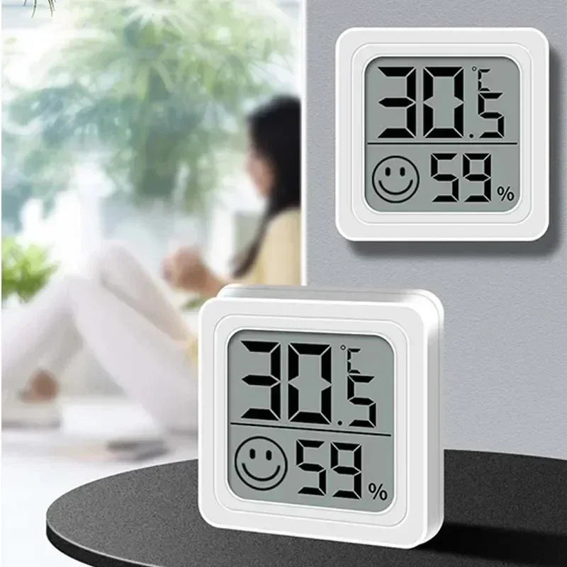 Mini Digital Thermometer & Hygrometer | 4-Piece Indoor Weather Station