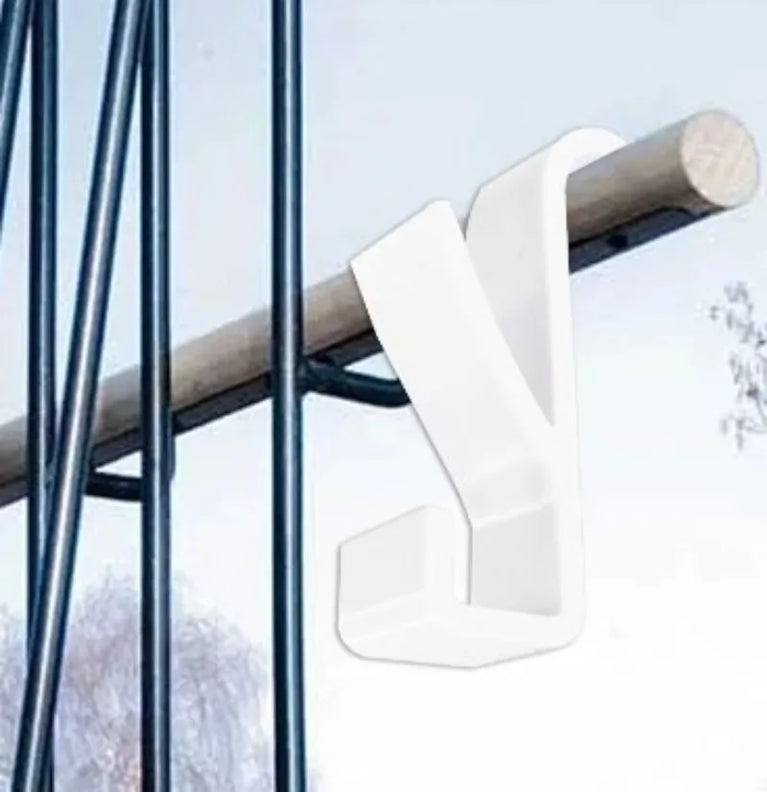 3/6PCS Bathroom Hanger Clips Heated Towel Radiator Rail Hook Holder Multifunction Drying Rack Hook Towel Clothes Storage Hanger