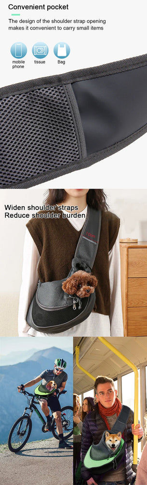 Pet Cat Dog Carrier Backpack Travel Tote Shoulder Bag Sling