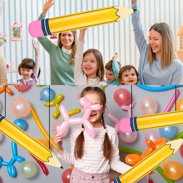 Giant Inflatable Pencil Balloon | 3D School-Themed Classroom & Graduation Decor