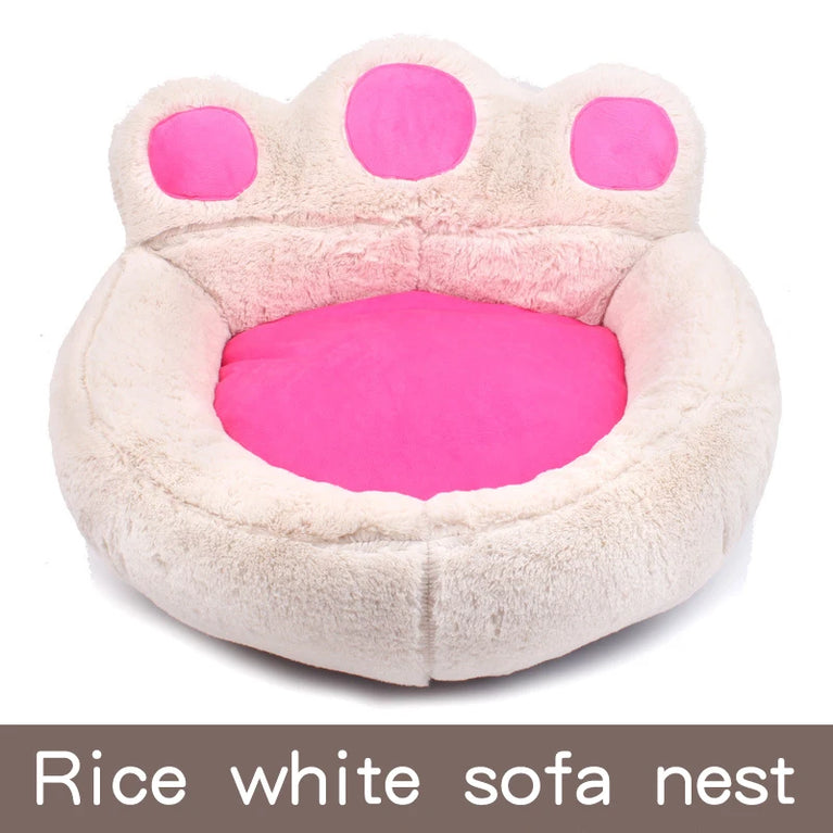 Dog Bed Kennel Mat Sofa Accessories Fluffy Puppy Bedding Medium Big Pet Bed
