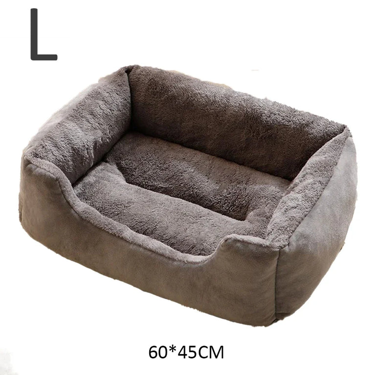 Soft Plush Cat Bed Cushion Basket House for Cats