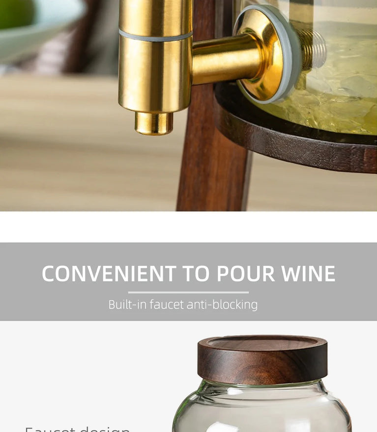 Stainless Steel Beverage Dispenser Faucet | Eco-Friendly Spigot for Wine Barrels & Juice Tanks