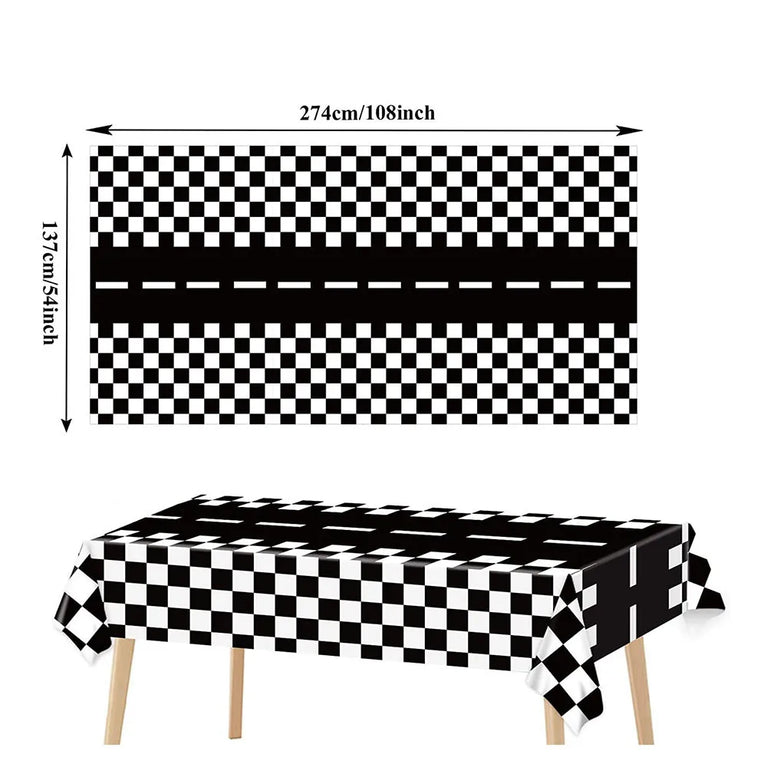 Racing Car Birthday Party Tableware Set Plates Napkins Kids Theme