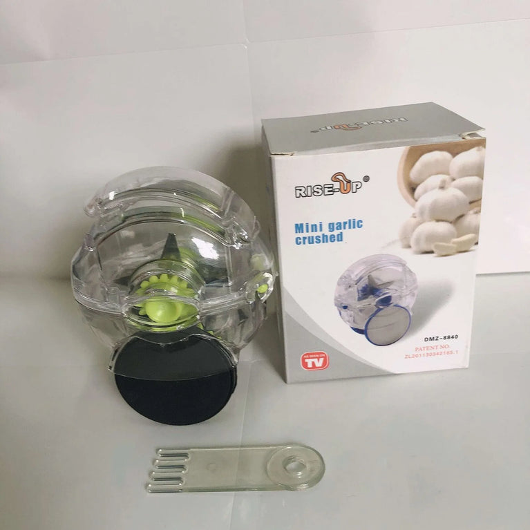 Rolling Garlic Chopper | Manual Roller Press & Mincer