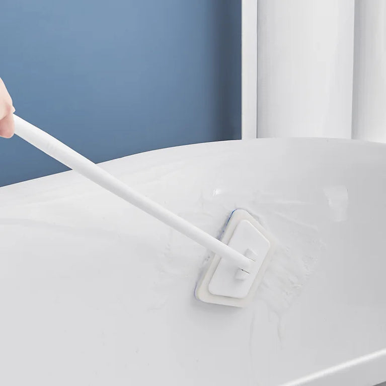 Multi-Functional Bathroom Wall & Floor Brush | Long-Handle Ergonomic Scrubber