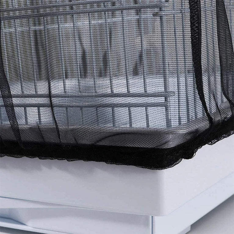 Nylon Mesh Bird Cage Seed Catcher | Stretchy Airy Cage Skirt