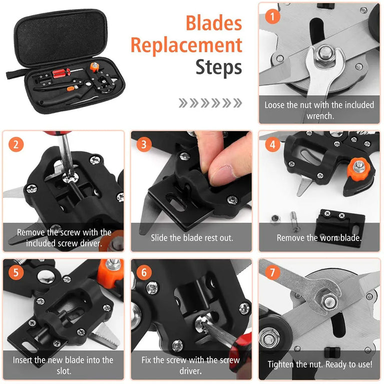 Professional Grafting Pruner Scissor for Fruit Tree Cutting Tool